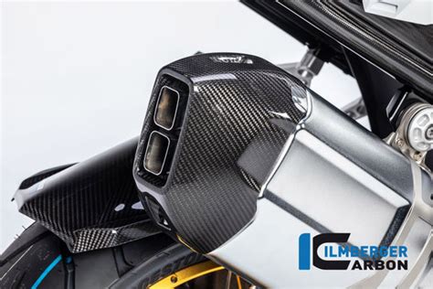 Ilmberger Carbon Fibre Exhaust Protector For BMW R 1250 GSA 2019-22 ...