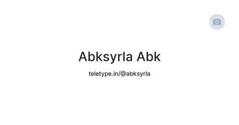Abksyrla Abk — Teletype
