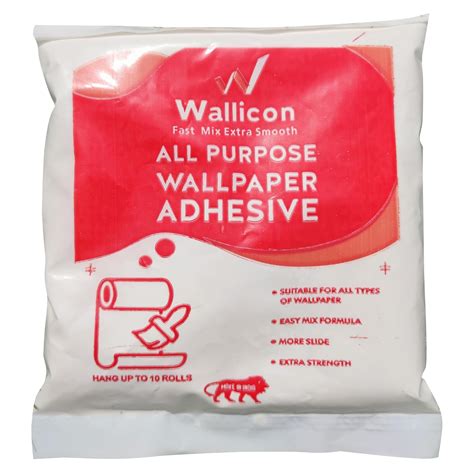 Wallicon All purpose wallpaper adhesive (CMC Powder) : Amazon.in: Home ...