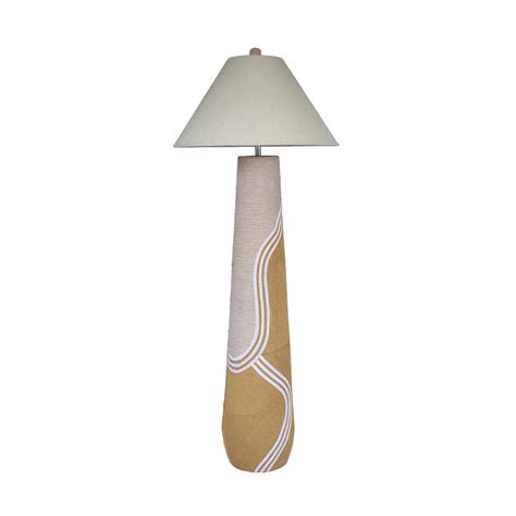 Harlee Natural Woven Floor Lamp – TOV Furniture