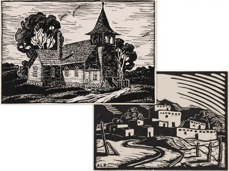 #184: LORENA HALL AND ANNIE ROSS KANSAS ARTISTS' BLOCK PRINTS