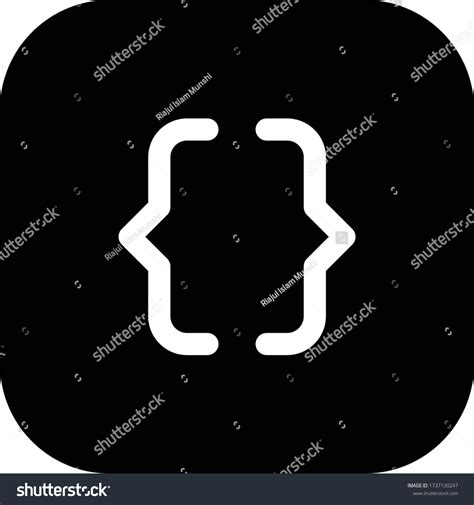 Bracket Sign Mathematical Symbol Stock Vector (Royalty Free) 1737130247 | Shutterstock