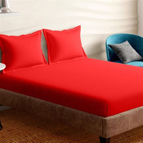 Buy PORTICO Shades Cotton 144TC 3Pcs Super King Bedsheet Set from ...