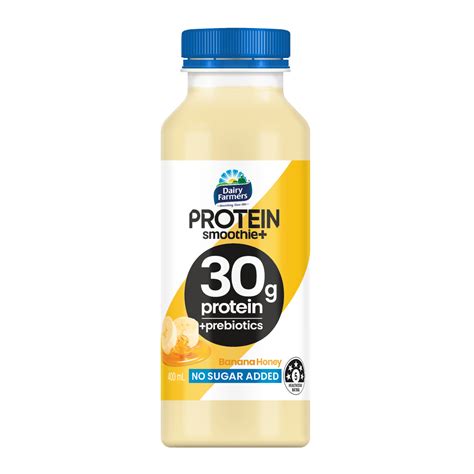Protein Smoothie Banana Honey - Dairy Farmers