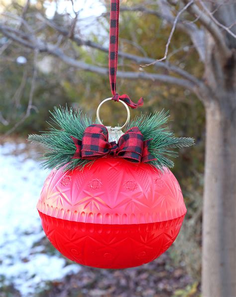 How To Make Giant Christmas Ornaments