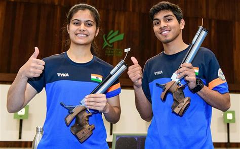 The Power Of Two - Manu Bhaker And Anmol Jain Shoot Gold In Czech ...