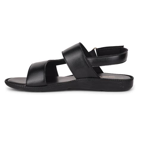 Buy Healers Black Casual Sandal For Men VCL-103 By Liberty