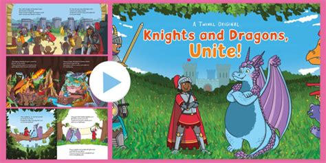 Knights and Dragons, Unite! Story PowerPoint (teacher made)