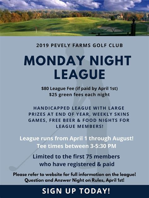 Leagues - Pevely Farms Golf Club