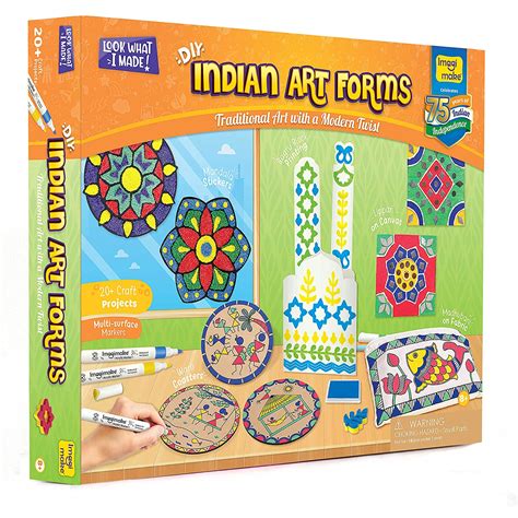 Imagimake Indian Art Forms - DIY Craft Kit for Kids 8 Years+ - SND