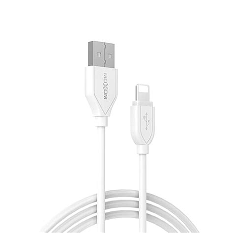 USB data kabal Moxom CC-06 za Iphone lightning 1.2m beli - Mob-Shop
