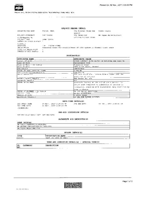 Fillable Online RFQ/NIT HEADER DETAIL ATTRIBUTE (S) ... Fax Email Print ...