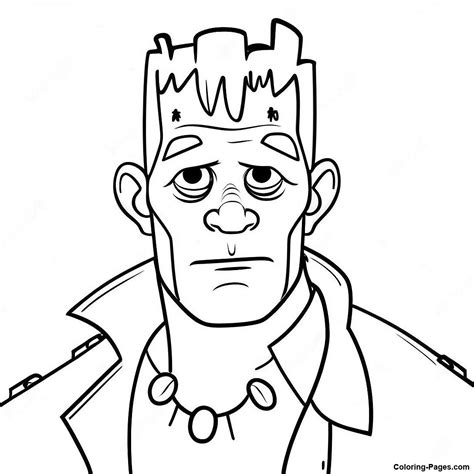Frankenstein's Monster At Hotel Transylvania Coloring Page | Coloring ...