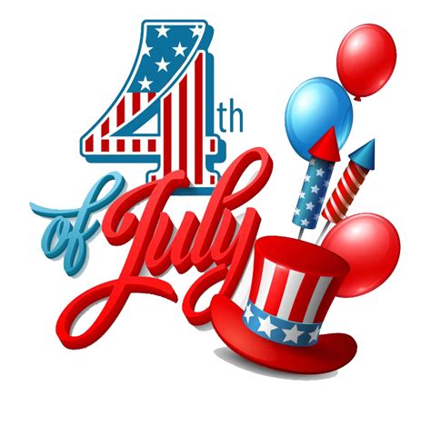 Fourth of July PNG Transparent Images, Pictures, Photos