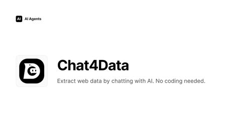 Chat4Data Review 2025 | Data Engineering & Extraction Tool - Pricing ...