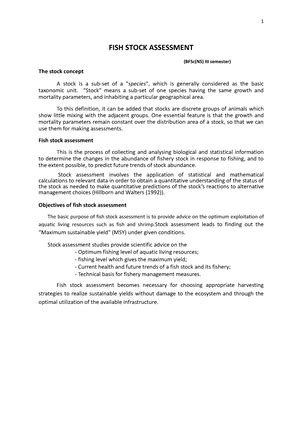 Mortality of fishes. Study about natural, fishing, and total mortality ...