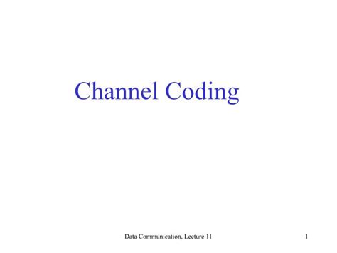 Channel Coding 的图像结果