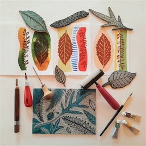 Printmaking Workshop Lino And Leaves With Jo Ogier, 53 Short Street ...