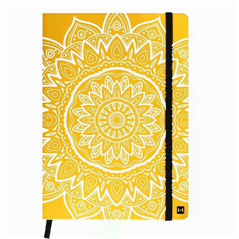 Hamee Premium Notebook Yellow Leather Hardbound Cover Classic Notebook ...