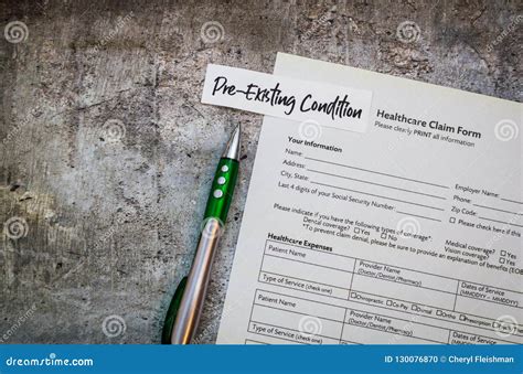 Image result for Pre-Existing Condition Example