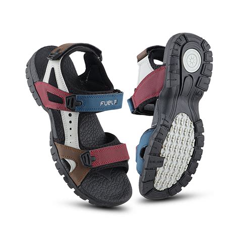 FUEL Rambo-01 Men’s Outdoor Sandals – Lightweight & Durable (Black-Mar