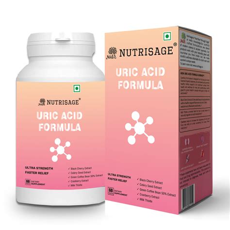 Nutrisage Uric Acid formula for gout attack – Nutrisage India