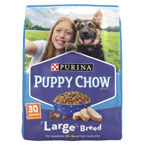 Dog Chow Purina Puppy Chow Dry Dog Food, Large Breeds, High Protein ...