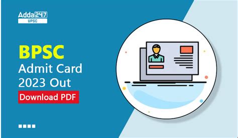 BPSC Prelims Admit Card 2023 Link Out, Download PDF