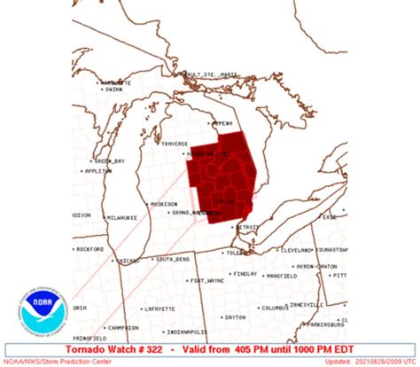 2 Tornado Watches cover big part of Lower Michigan into late evening ...