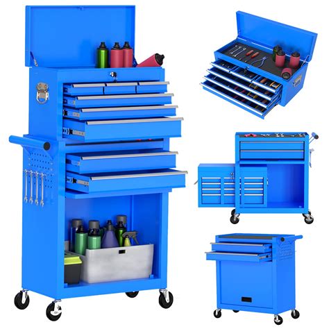 Buy Yaciente 8-Drawer Rolling Tool Chest, Tool Box with Drawers and ...