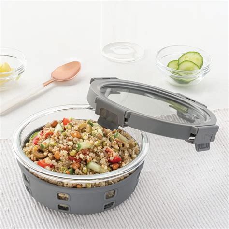 Buy Borosil Klip N Store Glass Storage Container For Kitchen With Air ...