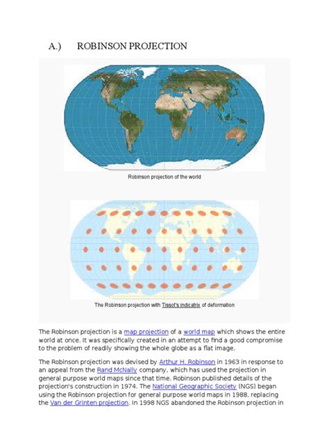 Image result for Robinson Projection Example