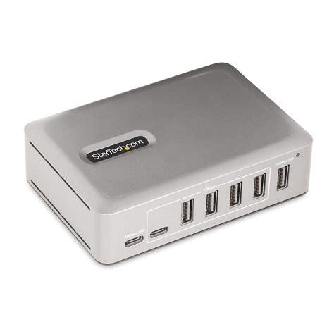 Buy StarTech.com 7-Port USB-C Hub - 5x USB-A/2x USB-C - Self-Powered w ...