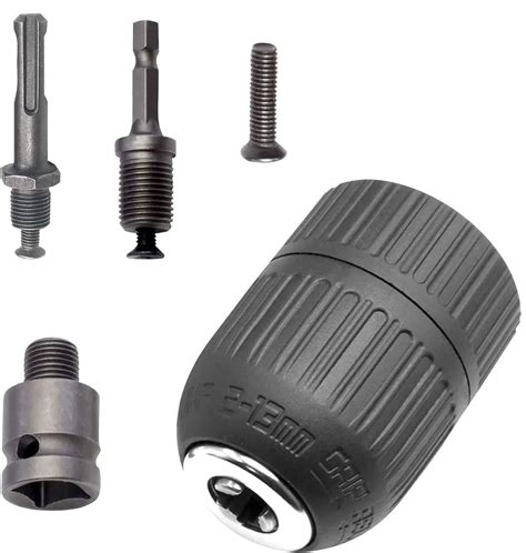 Up to Date Products & Tools 13mm Drill Chuck Keyless with 1/4" Quick ...