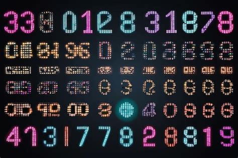 Image result for LED Numbers