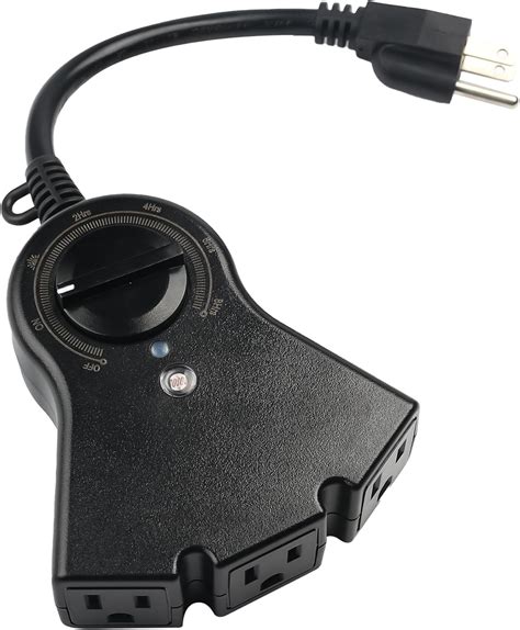 BN-LINK Outdoor Timer, Dusk to Dawn Programmable Light Controller ...