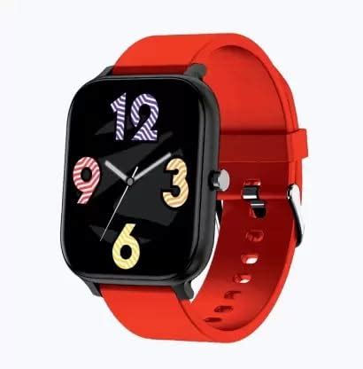 ZEBRONICS Smart Watch Zeb fit 80ch Grey RED Touchscreen Fitness ...