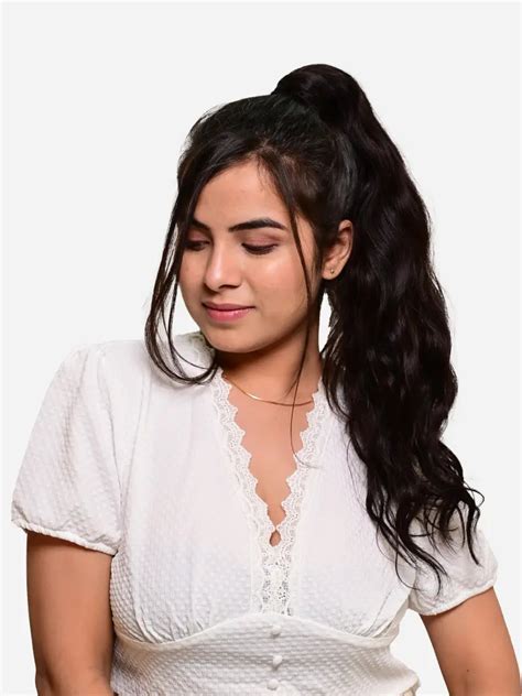 Clip In Ponytail - 100% Natural Human Hair Extensions