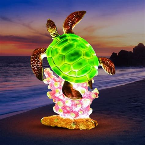 Glowing Tortoise | Unique LED Décor for Outdoor Spaces – Glow Garden