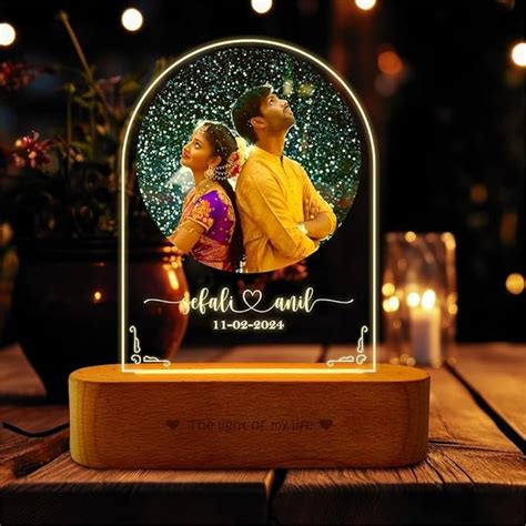 Full Moon Photo Lamp – 1st Anniversary Gift – Zoci Voci