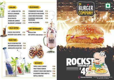 The Burger Company, Jammu - Restaurant menu, prices and reviews