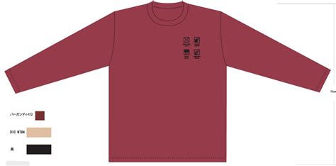 アンコールツアースケジュール入り長袖Tシャツ(ワインレッド) | Zaitsu Kazuoオフィシャルグッズ