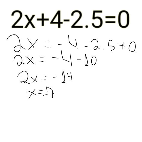 2x+4-2×5=0 Qual o valor de x? - brainly.com.br