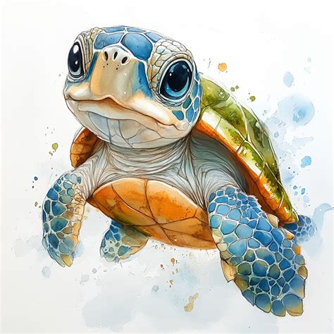 turtles 4 | Sea turtle art, Sea turtle artwork, Turtle painting