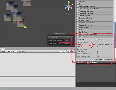 Image result for Particle System Unity Square Shape