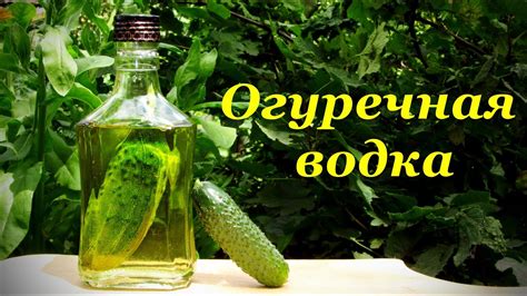 Огуречная водка, оригинальный рецепт - YouTube