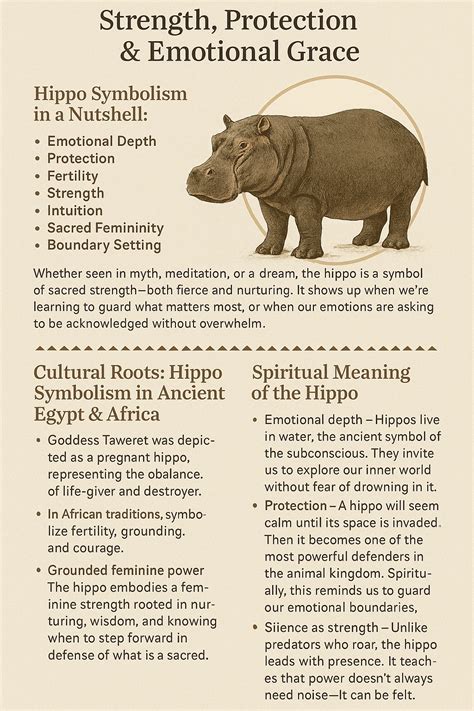 Hippo Symbolism: Meaning of Strength, Protection & Emotional Depth
