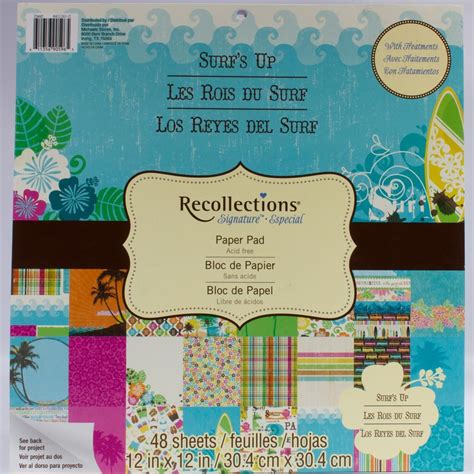 SURFS UP 12" x 12" Paper Pad – CRAFTERS CORNER
