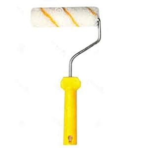 ALS 9 Inch Plastic Handle Cotton Plain Paint Roller (Yellow), 10 Pcs ...