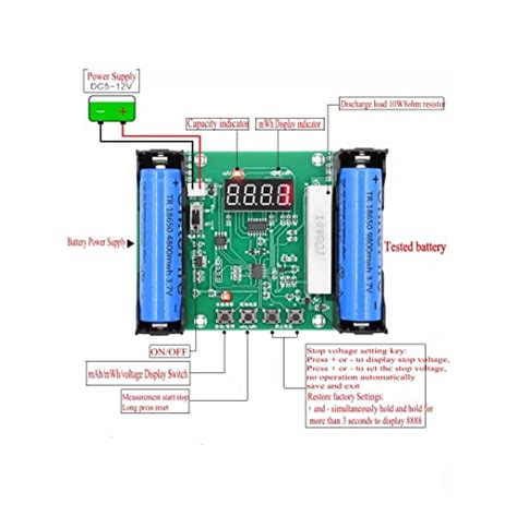 CentIoT - XH-M240 12V 10W 18650 lithium battery Capacity tester monito ...